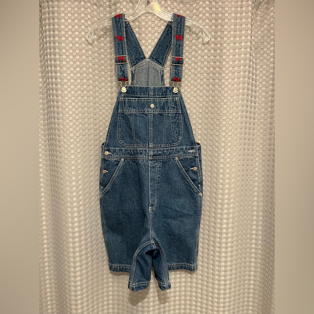 Tommy Hilfiger Classic Blue Denim Overall Shorts